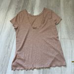 Nike Scoop Back Ruffle Edge Lightweight Shirt Pink (Small) Photo 6