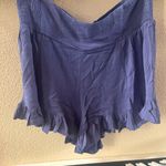 easel  purple grayish ruffled shorts Photo 0