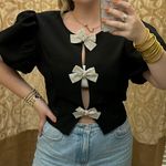 Mabel Velvet Sequin Top Photo 1