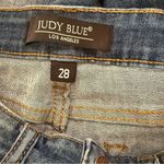 Judy Blue  Womens Relaxed Fit JB8271 DK Distressed Blue Medium Wash SZ 28 Photo 3