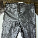 LC Lauren Conrad  Black Faux Leather Skinny Pants Photo 1