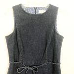 Andrew Spencer Denim Dress Womens 8 Minimalist Feminine Romantic Western Country Blue Photo 1