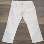 White House | Black Market Jeans White size 12 Crop Photo 0
