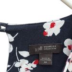 EUC J. Jill Wearever Collection Navy Floral Dress Generous XS Photo 2