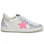 Vintage Havana Lolita Glitter Silver and Pink Star Sneakers Size 7 Photo 11