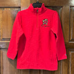 Champion Maryland Terrapins Women's Pullover 1/4 Zip Small Terps Red Sweatshirt Photo 0