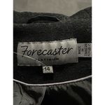 Womens Forecaster Sport Zip Parka Coat 14 Black Lined REAL‎ FUR Hood Photo 7