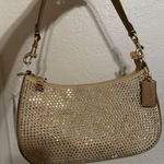 Coach Teri Gold Crystal Shoulder Bag Crossbody Purse Viral Style NWT Photo 7