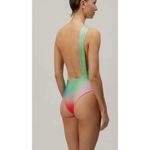 NEW NWT Baobab Oriana One Piece Candy Swirl size Small Green Photo 3