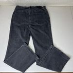 Madewell  Jeans Womens 29 Washed Black Cali Denim Boot Button Fly Cropped 26” Photo 7