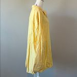 The Limited  Linen Blend Casual Button Down Shirt Yellow Size 3X NWT *Flaw Photo 2