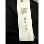 Topshop Pants Asymmetric Ruffle Overlay Design Durable Fabric Solid Black 14 NWT Photo 7