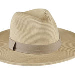 San Diego Hat Company x Anthropologie Ultrabraid Fedora With Chambray Band New! Photo 0