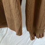 Adrianna Papell NWT~: Camel colored Cable knit high hem sweater- size M Photo 5