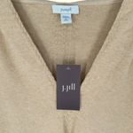 J.Jill NEW Pure  Custard Yellow Soft Cotton Hoodie Sweater Size XLP XL Petite Top Photo 4