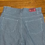 Vintage Halston jenaswear Blue and White Capris Size 6 Photo 6