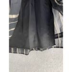 Caroll Women's Full A Line Circle Skirt 26 Waist Blue French Lined Pleated Silk Photo 6