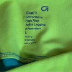 GapFit Athletic Breathable Wicking PowerMove High Rise Ankle Legging Sz L NWT Photo 8