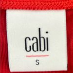 CAbi  S Scoop Neck Long Sleeved Vibrant Red Top Photo 7