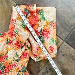 Gilner Farrar Leah Floral Square Neck Square Sleeves Blouse Medium Pink Photo 4