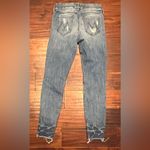 MOTHER Looker Ankle Fray Jeans Distressed Naughty Intentions Stretch 25 EUC Blue Photo 11