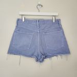 Madewell The Momjean Short High Rise Cutoff Denim Shorts Light Blue 28 Photo 3