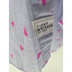 Frank & Eileen Neon Pink Heart Button Up Shirt Medium Oversized Photo 2