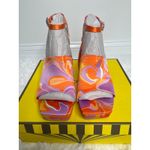 Circus by Sam Edelman NWT Circus NY Sam Edelman Miranda Jewel Orange Multi Platform Heels 8.5 Photo 10