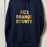 Rex County Orange Sweatshirt Blue Size M Photo 0