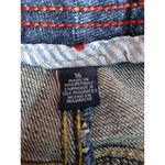 Tommy Hilfiger  Women's Hope Crop Blue Washed Capri Stretch Jeans ‎ Size 16 Photo 6