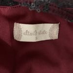 Altar'd State  Maroon Lace Sleeveless Mini Dress Small Cottagecore Boho Photo 7