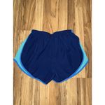 Nike  Women's Sz M Medium‎ Blue Green Running Shorts Photo 2