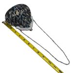 Judith Leiber Swarovski Crystal Leopard Print Chatelaine Miniaudiere Evening Bag Silver Photo 8