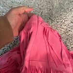 Altar'd State Altar’d State hot pink fringe skirt women’s size small Photo 2