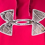 Under Armour Hot Pink Camo Hoodie Waterproof Storm Caliber Sweatshirt ~ XS Photo 2