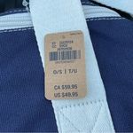 Victoria's Secret PINK Victoria Secret Weekender CANVAS DUFFLE BAG Blue white Photo 4