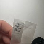 NWT Tezenis Black Smocked Lace Back Bandeau size S Photo 7