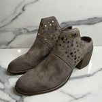 Seychelles  SEY Collection Women's Distressed Gray Suede Studded Mules 10 Western Photo 2