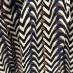 Sunday in Brooklyn  Boho‎ Off The Shoulder Ruffle Short Sleeve Chevron Blouse S Photo 4