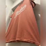 Full Tilt Tilly's Faded Burgundy Red Boston Retro Women's Oversized Graphic Tee Photo 12