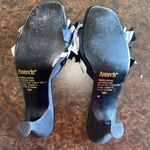 Amanda black & white Confetti mules Photo 2