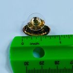 Red Hat Women Pierced Earrings Pair Purple Flower Accent Stones Sparkle Shine Photo 7