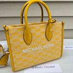 Michael Kors Butter Multi Mirella Tote Small Shopper Handbag Photo 1