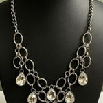 Vintage Havana Vintage Y2K Womens Tiered Teardrop Rhinestone Chain Statement Princess Necklace Photo 0