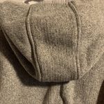 Athleta Zip Up Hoodie Two Tone Gray Women’s Medium Comfy Cozy Neutral Athletic Photo 1