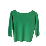 Ann Taylor  100% Cashmere Kelly Green 3/4 Sleeve Sweater Size M Photo 1