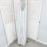 Natural Impressions Striped Muslin Swim Cover Maxi Dress White Medium White Photo 1