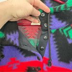 Vintage Aztec Fleece David Wayne Women's Size Large Retro 80s 90s‎ Western Rodeo Black Photo 3