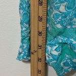 Lilly Pulitzer  Kalen Lagoon Green Hey Sailor Flounce Ruffle Dress Size Large Photo 7