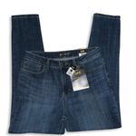 Lee Jeans Womens 8 Short Slim Fit Skinny Mid Rise Blue Stretch Denim 29x26 NWT Photo 2